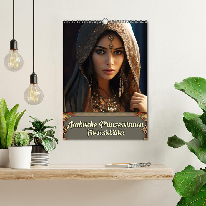 Arabian princesses fantasy pictures (CALVENDO Monthly Calendar 2026)