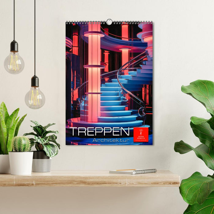 Stairs architecture (CALVENDO Monthly Calendar 2026)