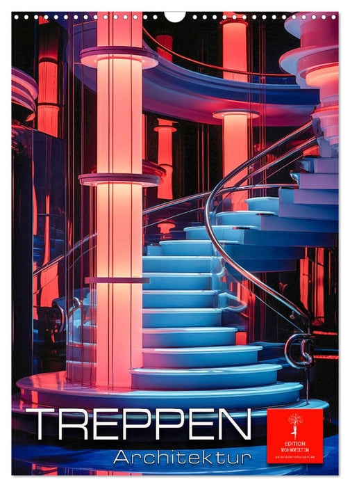 Stairs architecture (CALVENDO Monthly Calendar 2026)