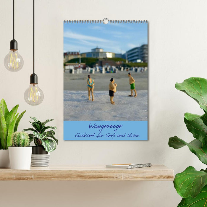 Wangerooge - place of happiness for big and small (CALVENDO Monthly Calendar 2026)