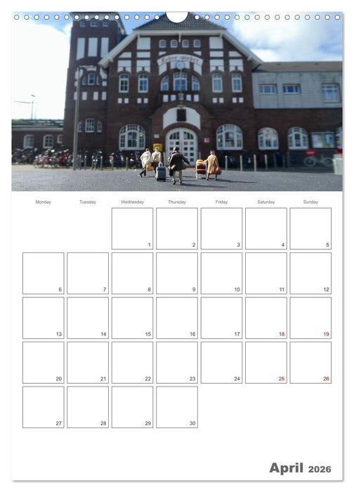 Wangerooge - place of happiness for big and small (CALVENDO Monthly Calendar 2026)