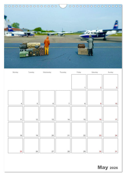 Wangerooge - place of happiness for big and small (CALVENDO Monthly Calendar 2026)