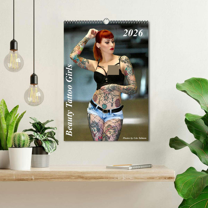 Beauty Tattoo Girls 2026 (CALVENDO Monthly Calendar 2026)