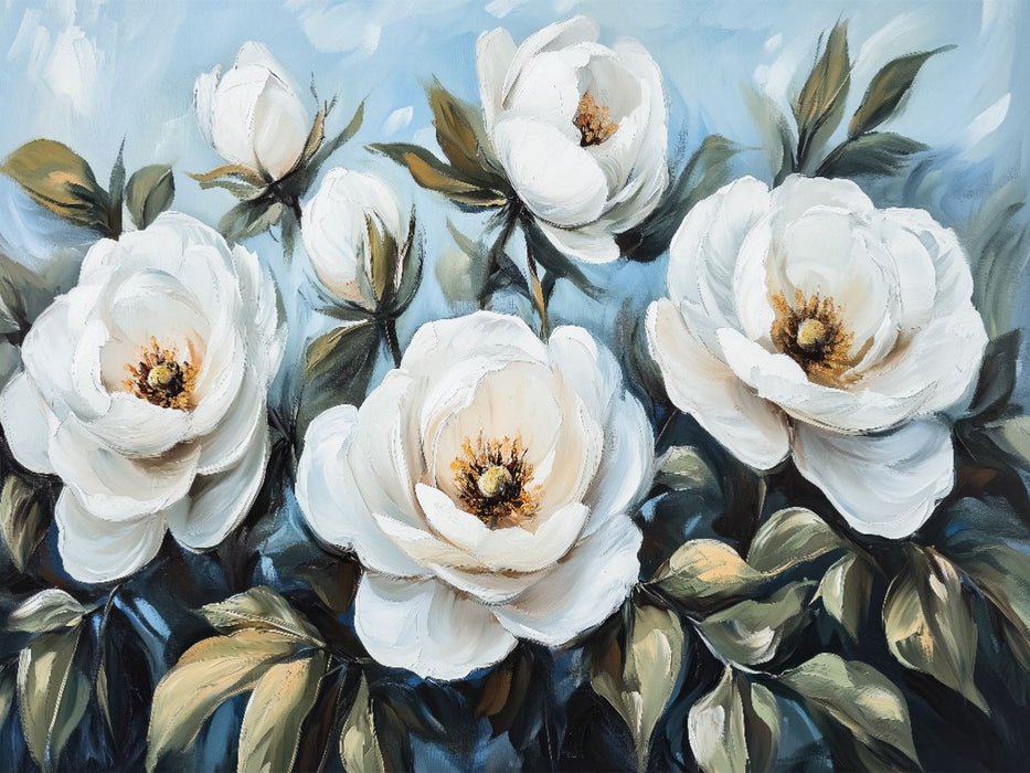 Weiße Kamelien - CALVENDO Foto-Puzzle'