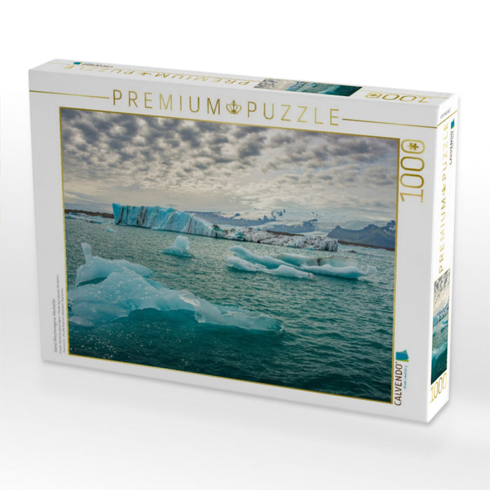Island, Gletscherlagune Jökulsárlón - CALVENDO Foto-Puzzle'