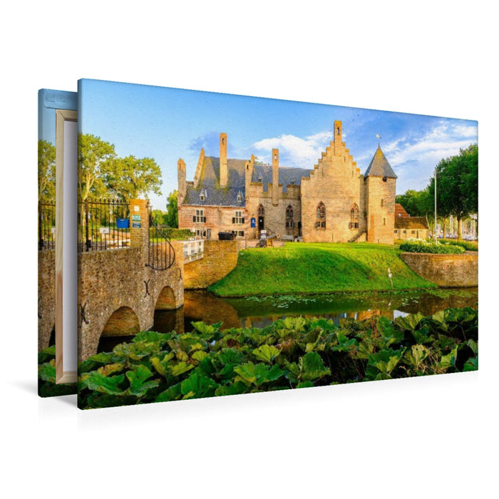 Premium Textil-Leinwand Burg Radboud