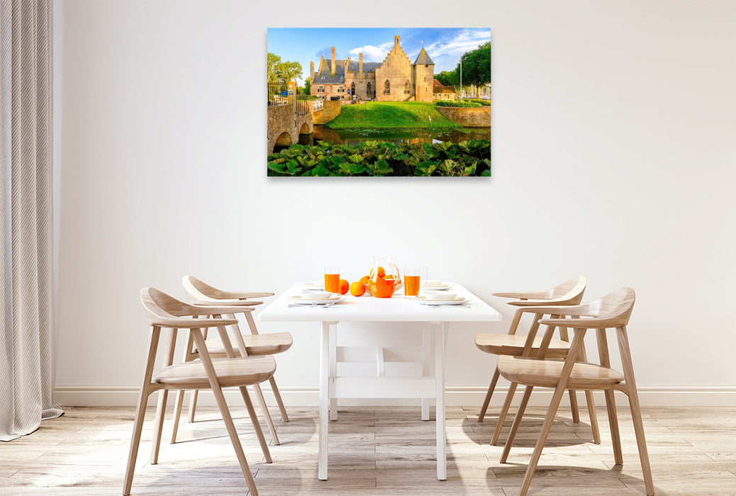 Premium Textil-Leinwand Burg Radboud