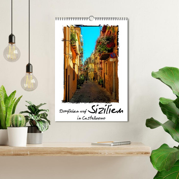 Village life in Sicily (CALVENDO Monthly Calendar 2026)