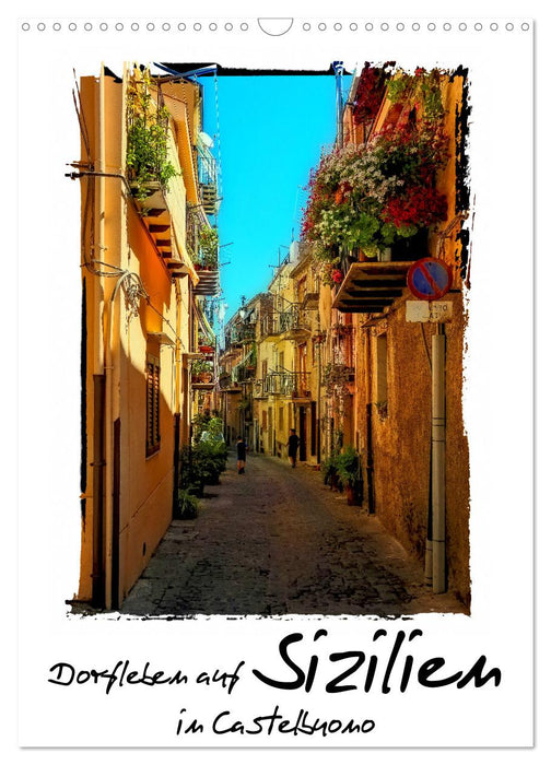 Village life in Sicily (CALVENDO Monthly Calendar 2026)