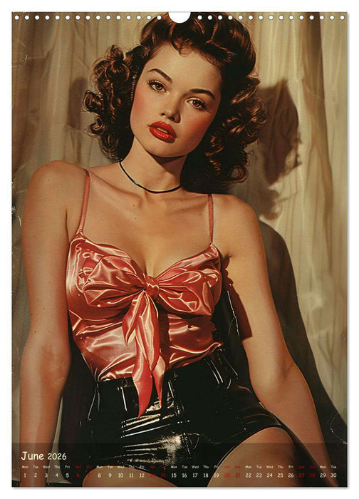 Vintage eroticism in patent leather and leather (CALVENDO Monthly Calendar 2026)