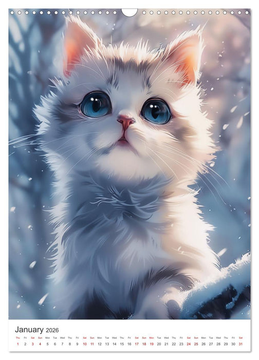 Sweet as sugar - Adorable kittens (CALVENDO Monthly Calendar 2026)