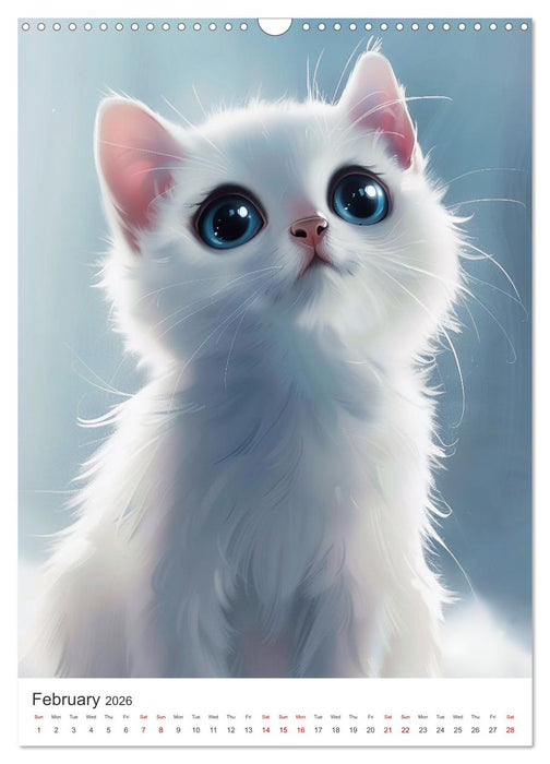 Sweet as sugar - Adorable kittens (CALVENDO Monthly Calendar 2026)