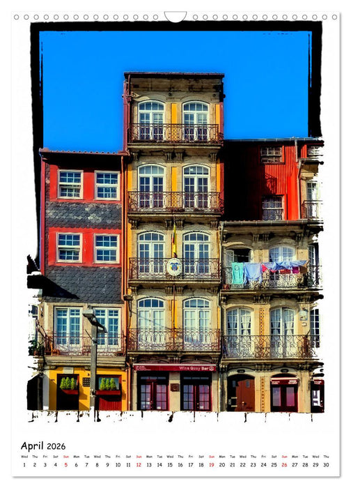 Porto Perle am Douro (CALVENDO Monthly Calendar 2026)