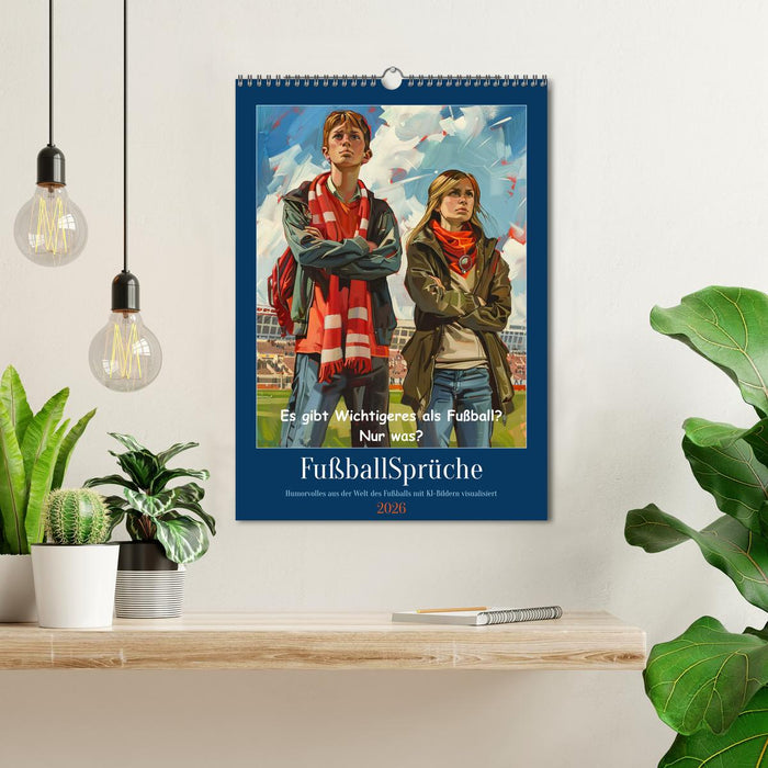 Soccer slogans (CALVENDO Monthly Calendar 2026)