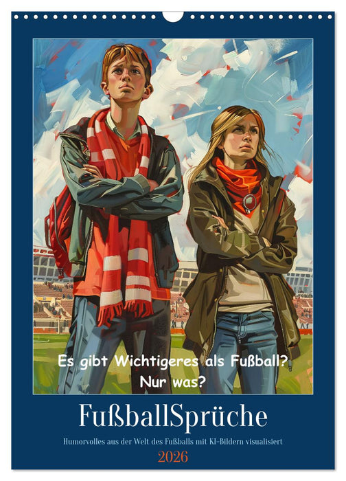 Soccer slogans (CALVENDO Monthly Calendar 2026)