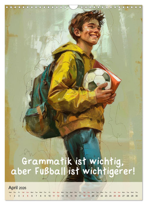 Soccer slogans (CALVENDO Monthly Calendar 2026)