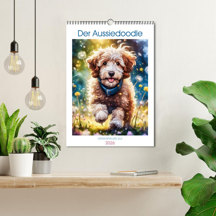 The Aussiedoodle - pure joie de vivre (CALVENDO Monthly Calendar 2026)