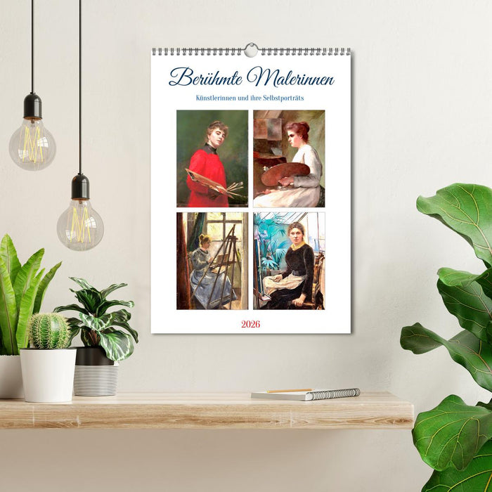 Famous female painters (CALVENDO Monthly Calendar 2026)