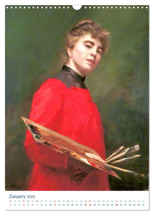 Famous female painters (CALVENDO Monthly Calendar 2026)