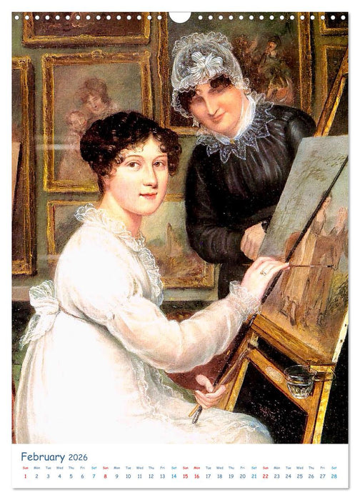 Famous female painters (CALVENDO Monthly Calendar 2026)