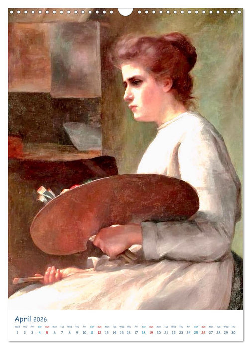 Famous female painters (CALVENDO Monthly Calendar 2026)