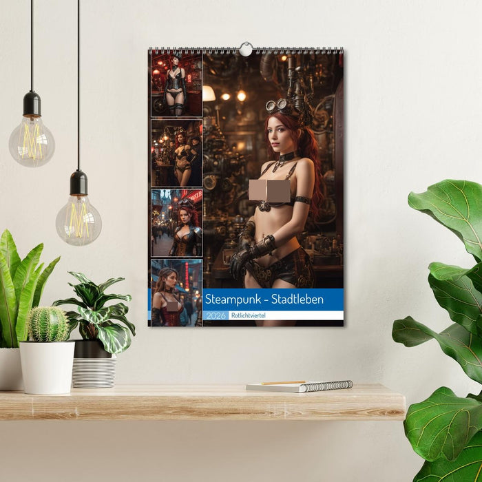 Steampunk - City life - Red light district (CALVENDO Monthly Calendar 2026)