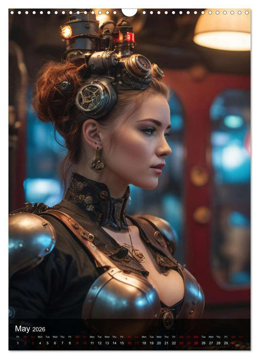 Steampunk - City life - Red light district (CALVENDO Monthly Calendar 2026)