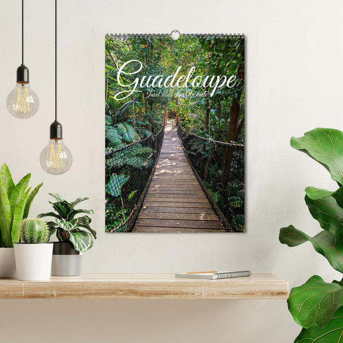 Guadeloupe, island above the wind (CALVENDO Monthly Calendar 2026)