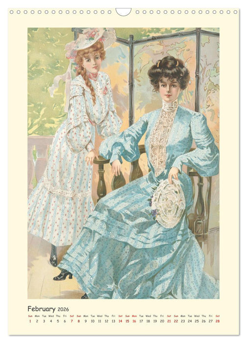 Stylish past (CALVENDO Monthly Calendar 2026)