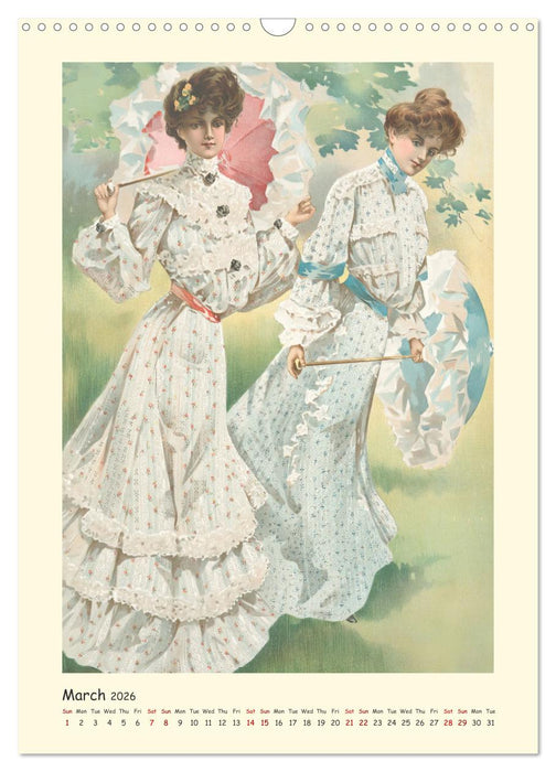 Stylish past (CALVENDO Monthly Calendar 2026)