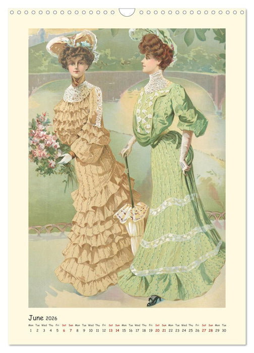 Stylish past (CALVENDO Monthly Calendar 2026)