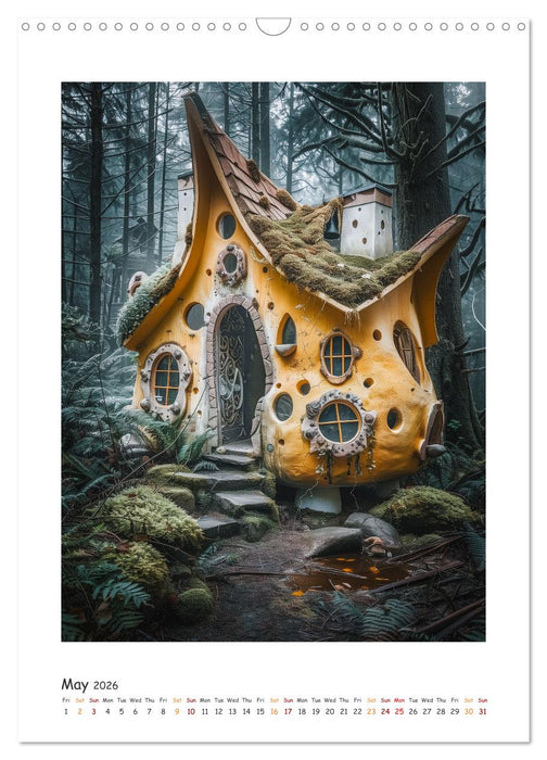 Fairy Light Forest - Where little elves rest their wings (CALVENDO Monthly Calendar 2026)