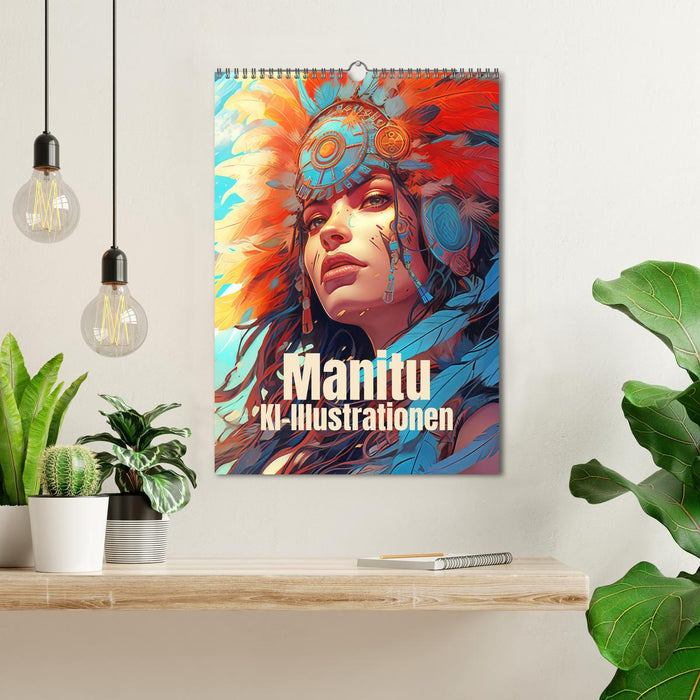 Manitu - AI illustrations (CALVENDO Monthly Calendar 2026)