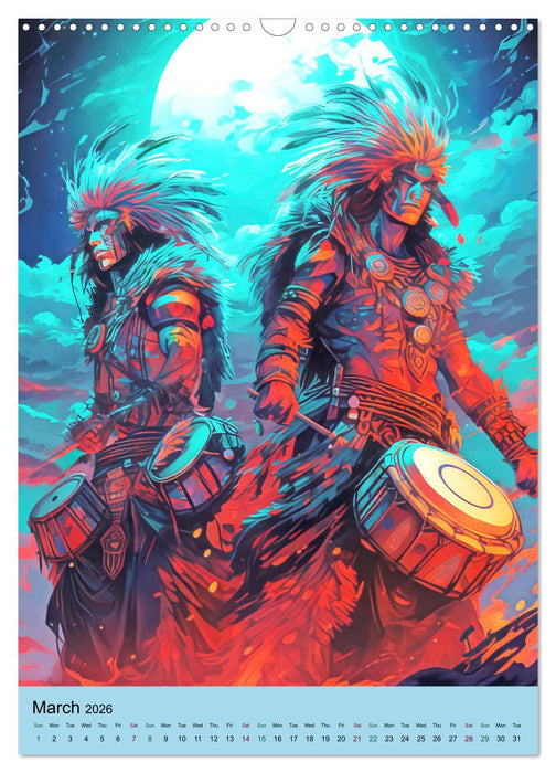 Manitu - AI illustrations (CALVENDO Monthly Calendar 2026)