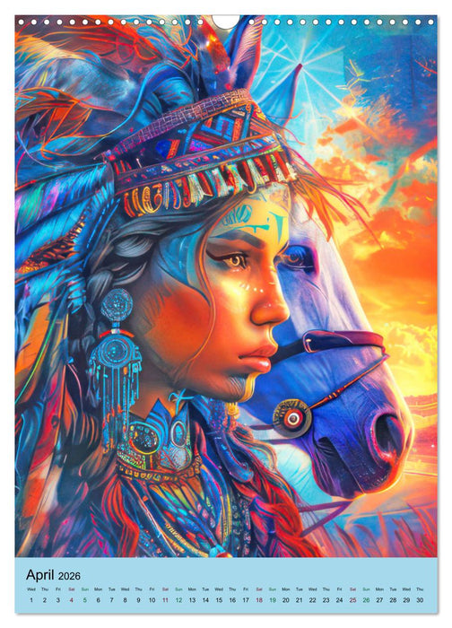 Manitu - AI illustrations (CALVENDO Monthly Calendar 2026)