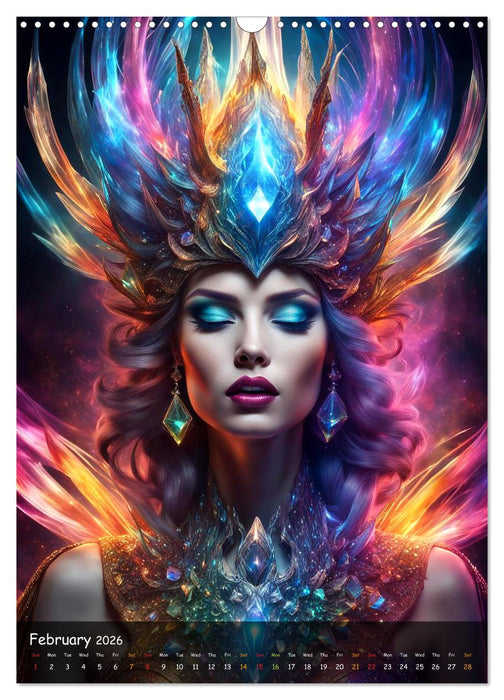 Strong and beautiful facets of femininity (CALVENDO Monthly Calendar 2026)