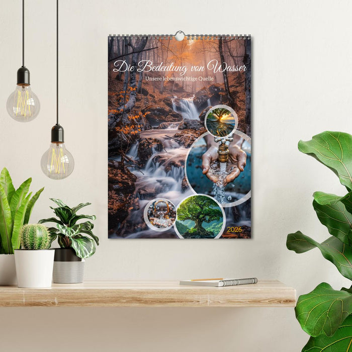 The importance of water (CALVENDO Monthly Calendar 2026)