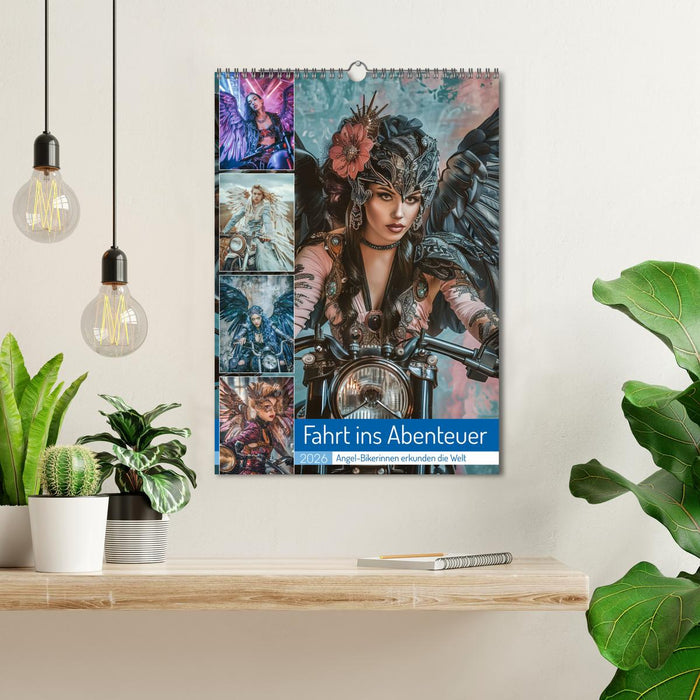 Ride into adventure - fishing bikers explore the world (CALVENDO Monthly Calendar 2026)