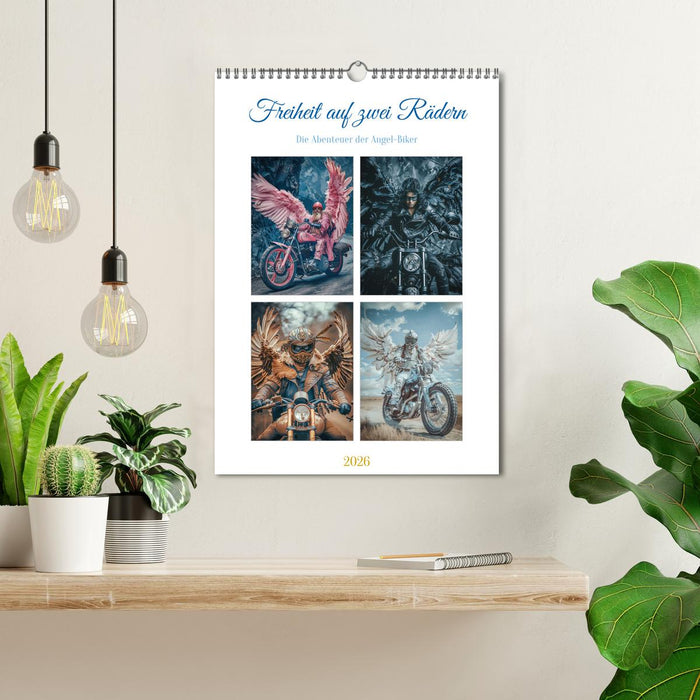 Freedom on two wheels - the adventures of the Angel bikers (CALVENDO Monthly Calendar 2026)