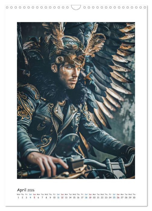 Freedom on two wheels - the adventures of the Angel bikers (CALVENDO Monthly Calendar 2026)