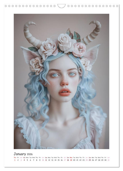 Elves and fairies (CALVENDO Monthly Calendar 2026)