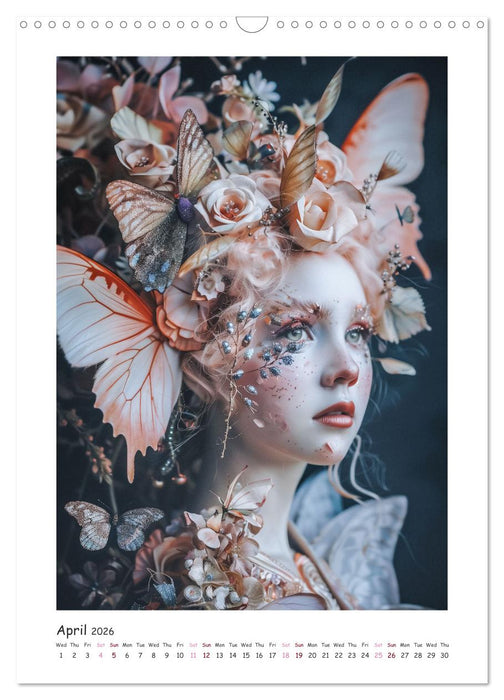 Elves and fairies (CALVENDO Monthly Calendar 2026)