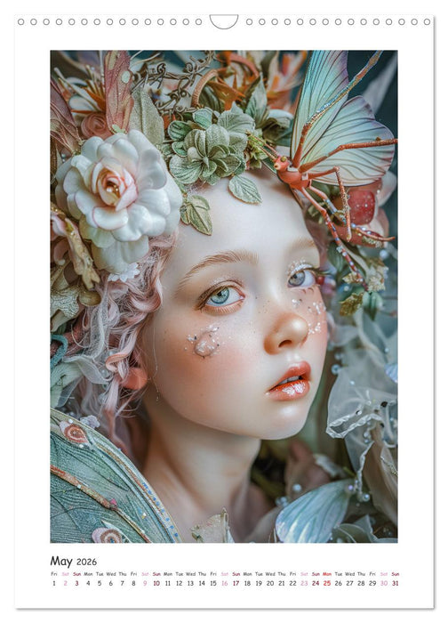 Elves and fairies (CALVENDO Monthly Calendar 2026)