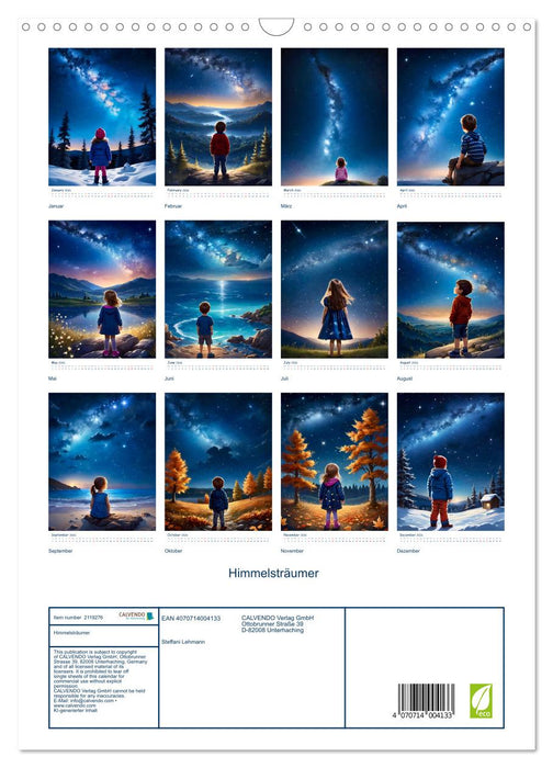 Sky dreamer (CALVENDO Monthly Calendar 2026)