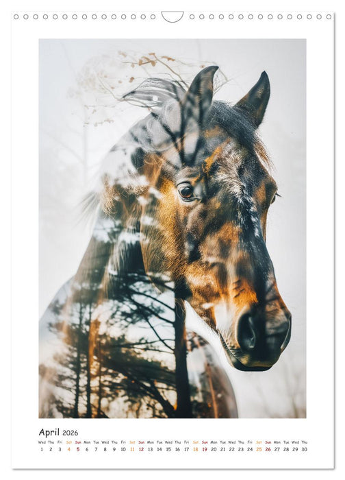 Magical animal art (CALVENDO Monthly Calendar 2026)