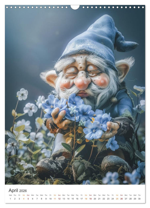 Dwarves and gnomes (CALVENDO Monthly Calendar 2026)