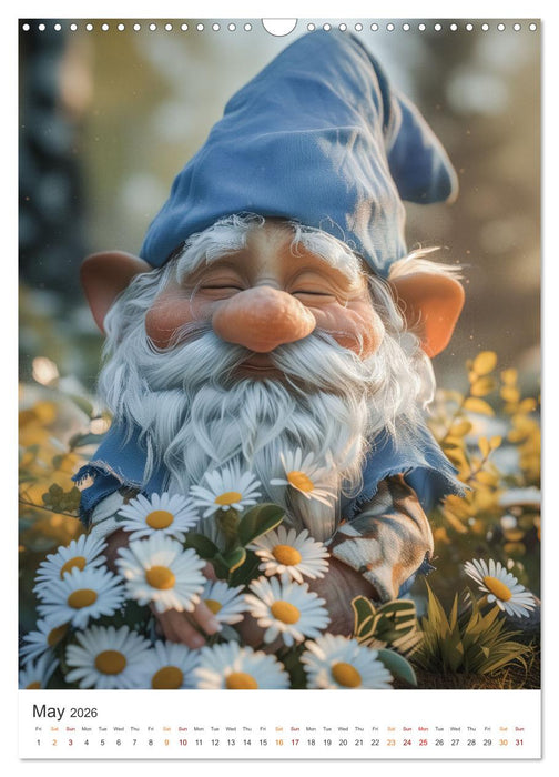 Dwarves and gnomes (CALVENDO Monthly Calendar 2026)