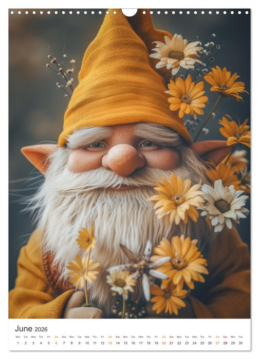 Dwarves and gnomes (CALVENDO Monthly Calendar 2026)