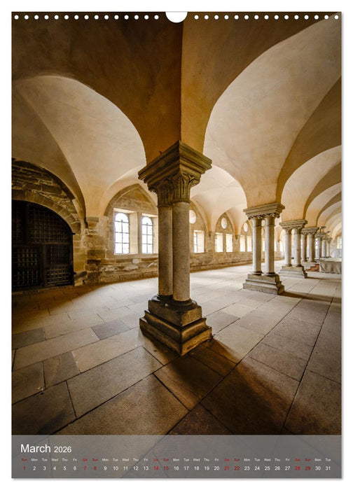 Maulbronn Monastery - Old Walls (CALVENDO Monthly Calendar 2026)