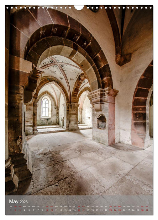 Maulbronn Monastery - Old Walls (CALVENDO Monthly Calendar 2026)